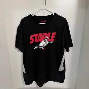 Staple-the-label Men's Black T-shirt